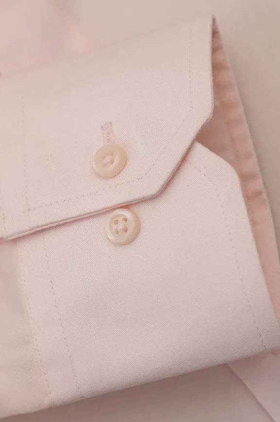 Pink Plain Formal Shirt