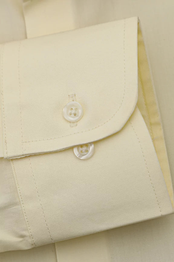 Cream Plain Formal Man Shirt