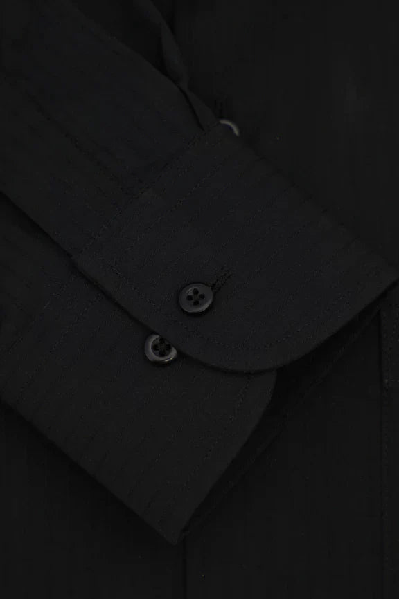 Black Dobby Formal Shirt