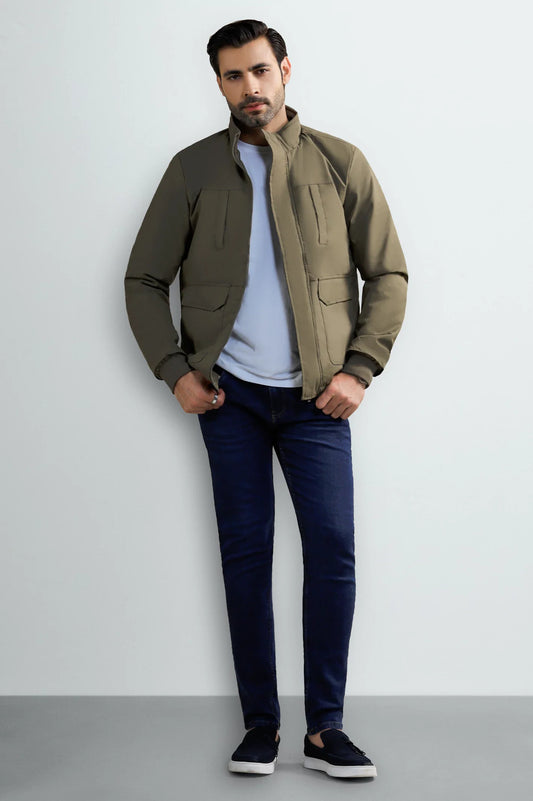 Light Khaki Men's Jacket